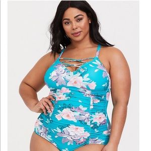 Torrid one piece swim suit